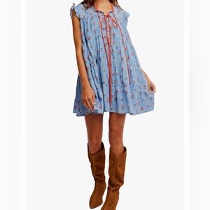 Free People Sundown Mini Dress